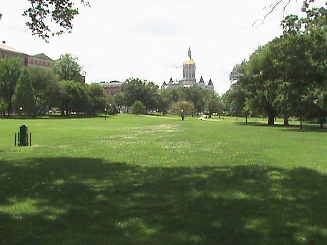 On this field at Bushnell we have put up our Tent
