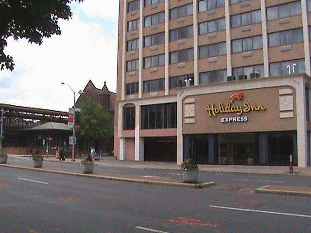 Across the Street from Bushnell Park Hotel & Train