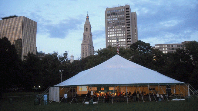 MFJI-HFH Tent Revivaal at Bushnell Park Hartford 