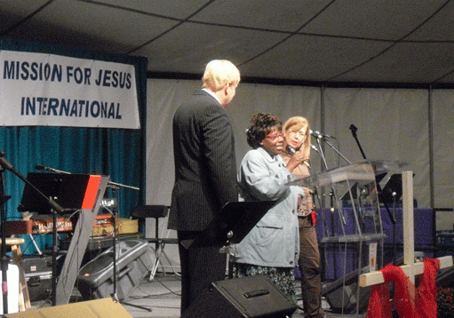 Rev. Thompson gives Testimony